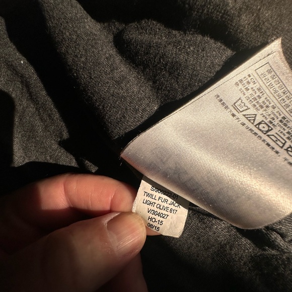 Banana Republic size small olive green hooded twill Adirondack barn jacket . - Picture 9 of 13